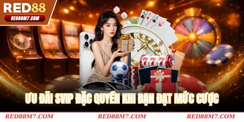 Ưu đãi SVIP đặc quyền khi bạn đạt mức cược